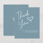 Papier Budget Oh Baby Modern Boy Baby shower Merci (Devant / Derrière)