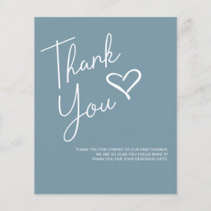 Papier Budget Oh Baby Modern Boy Baby shower Merci