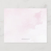 Papier Budget Oh Baby Rose or Boho Baby shower fille (Dos)