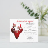 Papier Budget Oh DEER quel an 2020 Invitation de Noël (Debout devant)