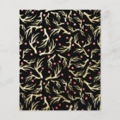 Papier Budget Oh Deer Quelle fête de Noël d'un an (Dos)