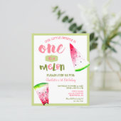 Papier Budget One in the Melon 1er Anniversaire rose vert (Debout devant)
