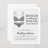 Papier BUDGET Ooh La Lingerie Douche Invitation (Devant / Derrière)