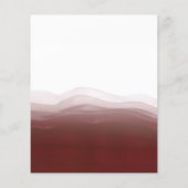 Papier Budget Or Bourgogne Aquarelle Surprise Anniversair (Dos)