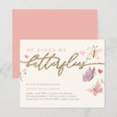 Papier Budget Or Il Me Donne La Fête des mariées Des Papi (Devant / Derrière)