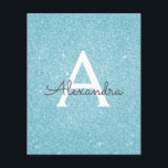 Papier Budget Pailleté Bleu Anniversaire Sweet Seize Ans<br><div class="desc">Invitation de fête d'anniversaire Budget Pailleté Bleu Monogramme et Initiale pour une Sweet 16. Cette invitation est parfaite pour la fête d'anniversaire Sweet 16 qui cherche à célébrer en bleu sarcelle ou aqua.</div>