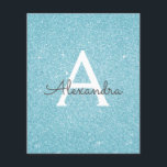 Papier Budget Pailleté Bleu Anniversaire Sweet Seize Ans<br><div class="desc">Invitation de fête d'anniversaire Budget Pailleté Bleu Monogramme et Initiale pour une Sweet 16. Cette invitation est parfaite pour la fête d'anniversaire Sweet 16 qui cherche à célébrer en bleu sarcelle ou aqua.</div>