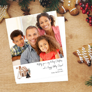 Papier Budget pain d'épice Maison & Cookies de Noël Note