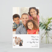 Papier Budget Pain d'épice Maison et Cookies de Noël Note (Debout devant)