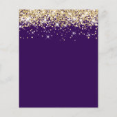 Papier Budget Pale Gold Parties scintillant Purple Sweet  (Dos)