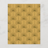 Papier Budget Palm Leaf Fête des mariées de moutarde bota (Dos)