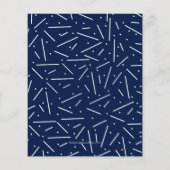 Papier Budget Palm sur bleu marine 50e anniversaire Invit (Dos)