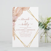 Papier Budget Pampas Brunch Grass Bubbly Boho (Debout devant)