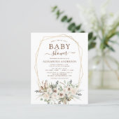 Papier Budget Pampas Grass Baby shower Boho Eucalyptus (Debout devant)
