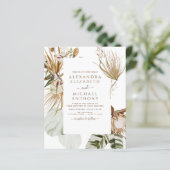 Papier Budget Pampas Grass Bohême Photo Boho Mariage (Debout devant)