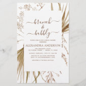 Papier Budget Pampas Grass Boho Brunch & Bubbly (Devant)