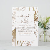 Papier Budget Pampas Grass Boho Brunch & Bubbly (Debout devant)