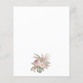 Papier Budget Pampas Grass Boho C'est un Baby shower de f (Dos)