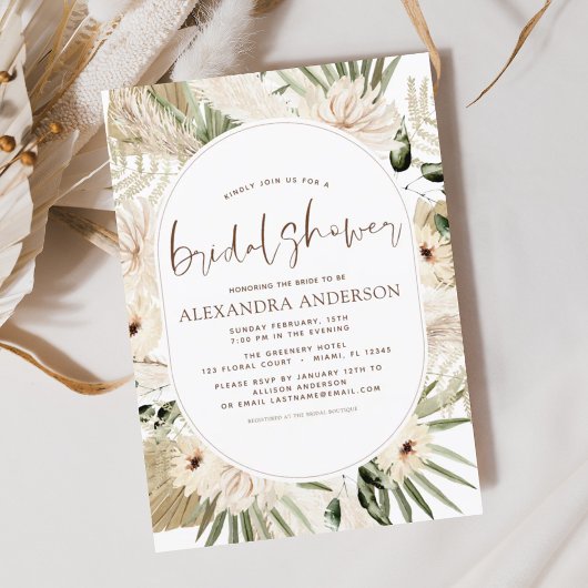 Papier Budget Pampas Grass Fête des mariées Boho Eucalypt