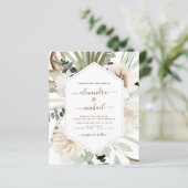 Papier Budget Pampas Grass Photo Boho Mariage (Debout devant)
