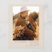 Papier Budget Pampas Grass Photo Boho Mariage (Dos)