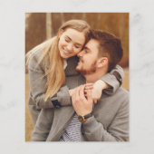 Papier Budget Pampas Grass Photo Monogramme Mariage Invit (Dos)