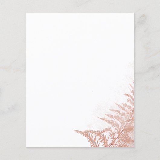 Papier Budget Pampas Grass Terracotta Tan Boho Mariage (Dos)