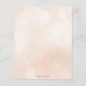 Papier Budget Pampas Mariage Fête des mariées de robe Inv (Dos)