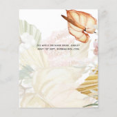 Papier BUDGET Pampas Tropical Grass Terracotta Mariage (Dos)