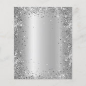 Papier Budget Parties scintillant Argent Foil 13e anniver (Dos)