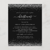 Papier Budget Parties scintillant argent Noël fête Invita (Devant)