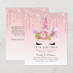 Papier BUDGET Parties scintillant rose Unicorn Filles Inv