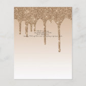 Papier BUDGET Parties scintillant rose Unicorn Filles Inv (Dos)