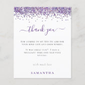 Papier Budget Parties scintillant violet photo Hen Party  (Devant)