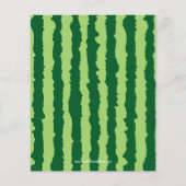 Papier Budget pastèque été fête d'anniversaire invitation (Dos)