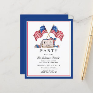 Papier Budget Patriotic USA Drapeau 4 juillet