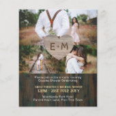 Papier BUDGET Pays Bois rustique Coeurs sculptés Photo (Devant)