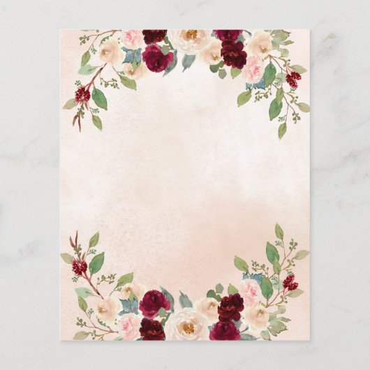 Papier Budget Peach Citrouilles Pays Automne Enregistrer  (Dos)