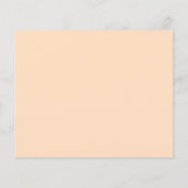 Papier Budget Peach & Gold Confetti Baby shower fille (Dos)