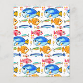 Papier Budget Pêche Rod Reel Amusants Pêche Poisson Anniv (Dos)
