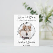 Papier Budget Pet Mariage Foliage Chien Enregistrer Les C (Debout devant)