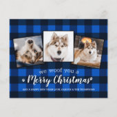 Papier Budget Pet Photo Collage Chien de vacances Plaid b (Devant)