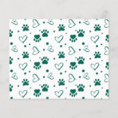 Papier Budget Pet Photo Joyeux Joyeux Fêtes De Chien (Dos)