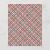 Papier Budget Petit Citrouille Rustique Rose Baby shower  (Dos)