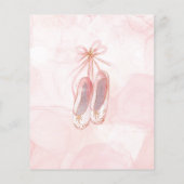 Papier BUDGET Petite Danseuse 1er Anniversaire Ballet Inv (Dos)