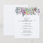 Papier BUDGET Petite fête d'anniversaire Fleur sauvage (Devant / Derrière)