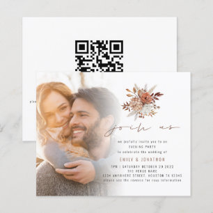 Papier Budget Photo Automne Florals Soirée Mariage Invita