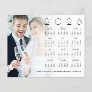 Papier Budget Photo Bonne Année 2026 Calendrier Nouveau m