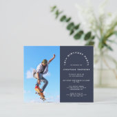 Papier Budget Photo Boy 16e anniversaire Invitation de la (Debout devant)