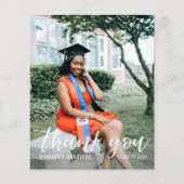 Papier Budget Photo Casquette Calligraphie Merci (Devant)